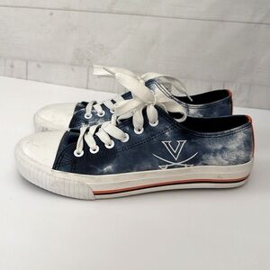 Foco Size 9 women’s Virginia Cavaliers sneakers Blue tie-dye